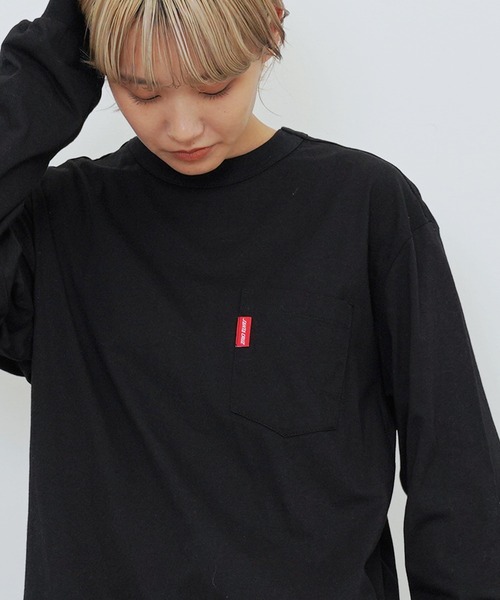 「SANTA CRUZ」 長袖Tシャツ - グリーン メンズ_画像2