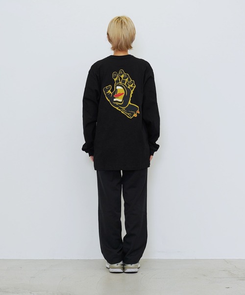 「SANTA CRUZ」 長袖Tシャツ - グリーン メンズ_画像8