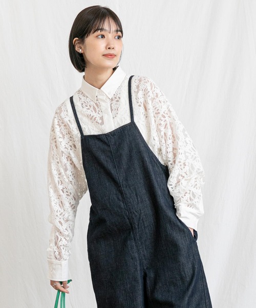 「Gready Brilliant」 「Sur le Pont d’ Arignon」長袖シャツ FREE オフホワイト レディース_画像5
