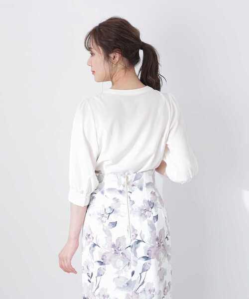 「PROPORTION BODY DRESSING」 7分袖ブラウス MEDIUM ホワイト系その他 レディース_画像2