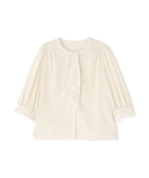 「PROPORTION BODY DRESSING」 7分袖ブラウス MEDIUM ホワイト系その他 レディース_画像4