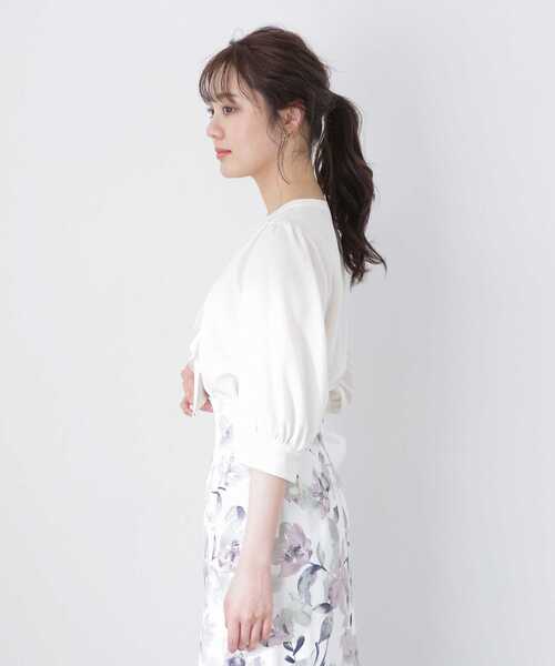 「PROPORTION BODY DRESSING」 7分袖ブラウス MEDIUM ホワイト系その他 レディース_画像7