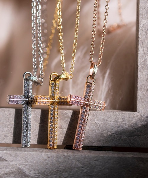 IRIEBEACH（アイリービーチ） アレルギー対応 ネックレス cross pave