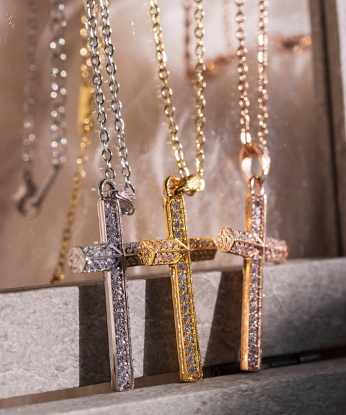 IRIEBEACH（アイリービーチ） アレルギー対応 ネックレス cross pave