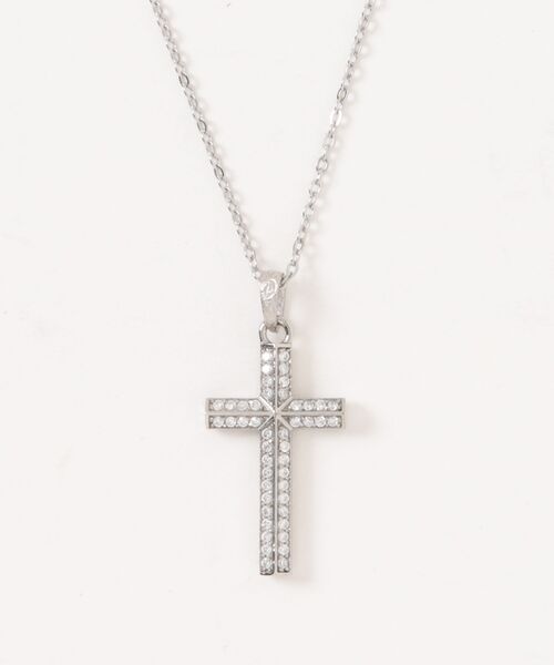 IRIEBEACH シルバー クロスネックレス IRIEBEACH（アイリービーチ） アレルギー対応 ネックレス cross pave