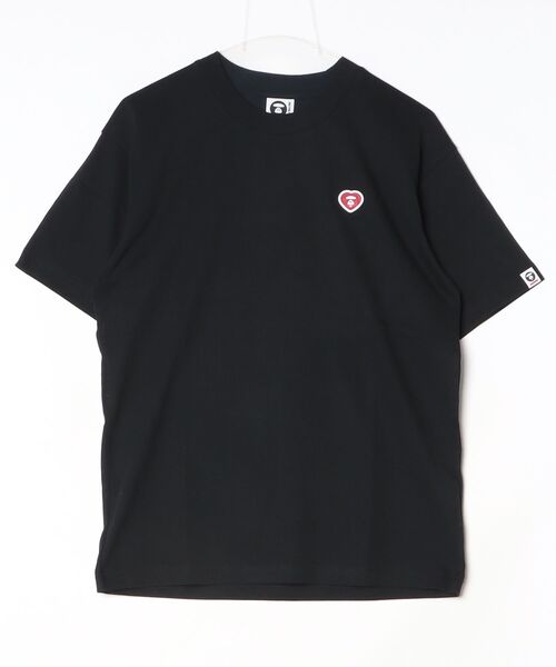 「AAPE BY A BATHING APE」 半袖Tシャツ MEDIUM ブラック メンズ_画像2