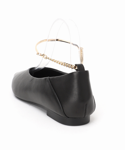 「REMME」 フラットパンプス 23.5cm ブラック レディース_画像9