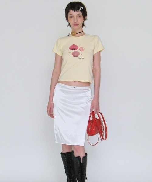CRANK（JACKALL） 「CRANK」 半袖Tシャツ FREE イエロー レディース