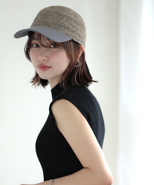 「Little&More」 キャップ FREE グレー レディース_画像9