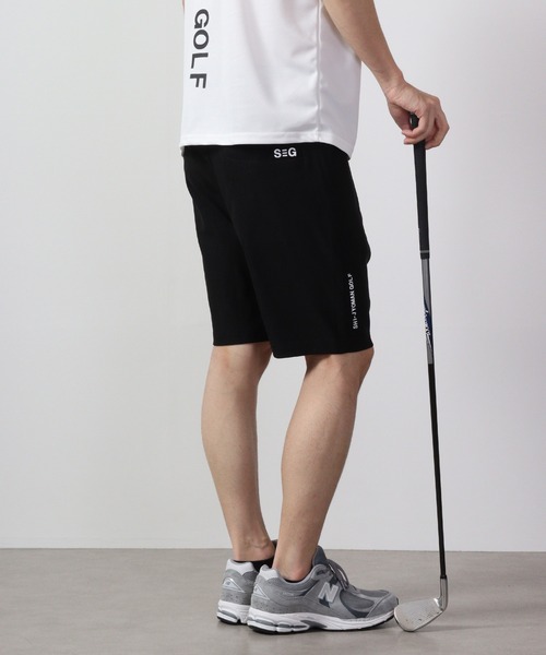 「FUNALIVE」 「shi-jyoman golf」ハーフパンツ L チャコール メンズ_画像3
