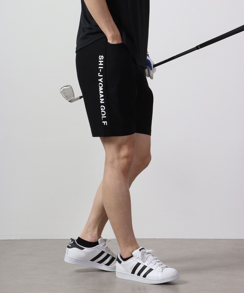 「FUNALIVE」 「shi-jyoman golf」ハーフパンツ L チャコール メンズ_画像7
