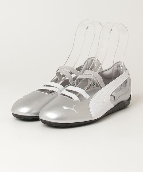 PUMA シルバー フラットシューズ PUMA（プーマ） フラットパンプス 24.5cm シルバー レディース