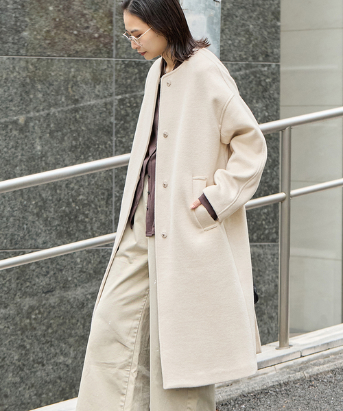 JOURNAL STANDARD（ジャーナルスタンダード） ノーカラーコート コート