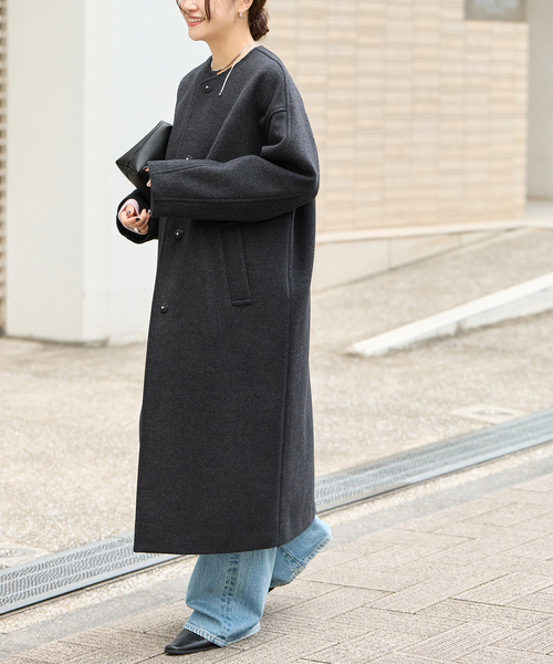 JOURNAL STANDARD（ジャーナルスタンダード） ノーカラーコート コート
