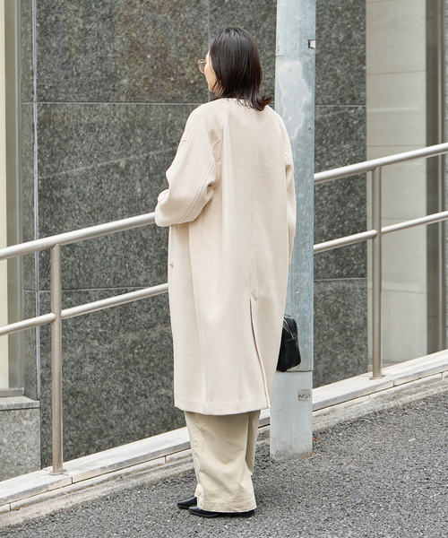美品 2023年 JOURNAL STANDARD ノーカラーコート JOURNAL STANDARD（ジャーナルスタンダード） ノーカラーコート コート