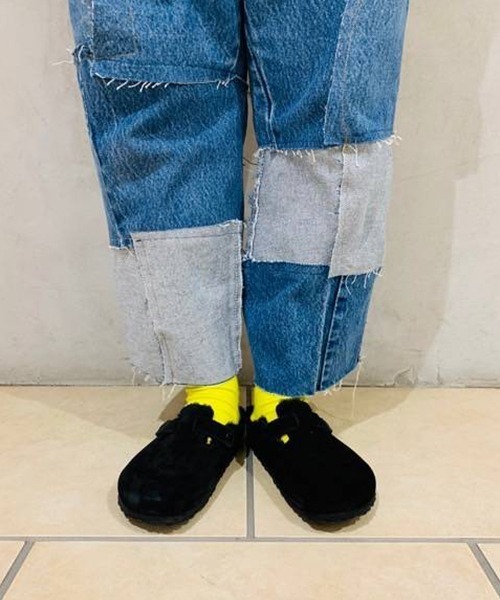 BIRKENSTOCK ボストン シアリング 23cm 黒　箱付き BIRKENSTOCK サンダル BOSTON/ボストン シアリング ブラック