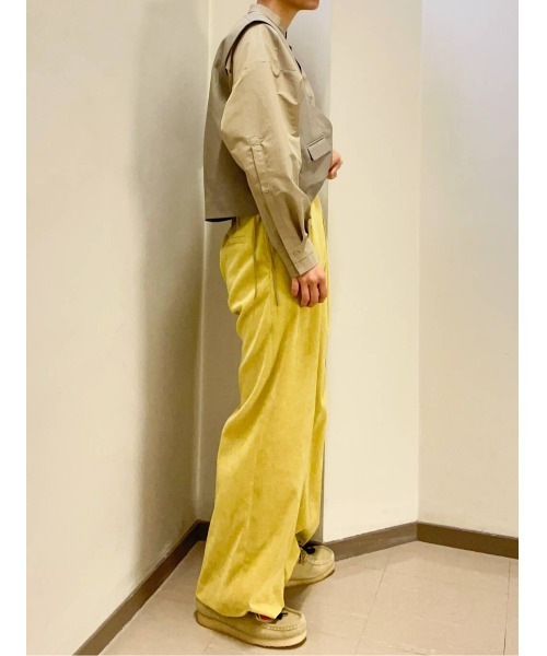パンツ MELTTHELADY layered wide pants layered wide pants melt the lady