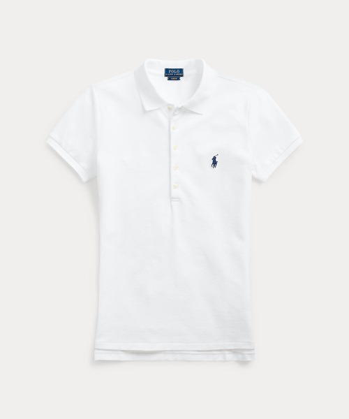 レディースPolo Ralph Lauren ホワイトニットポロシャツ Lサイズ POLO RALPH LAUREN ニット セーター ケーブルニット ポロシャツ