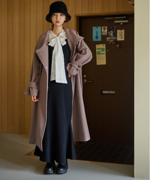 mysty woman（ミスティウーマン） 帽子 ハット アンゴラ風バケット