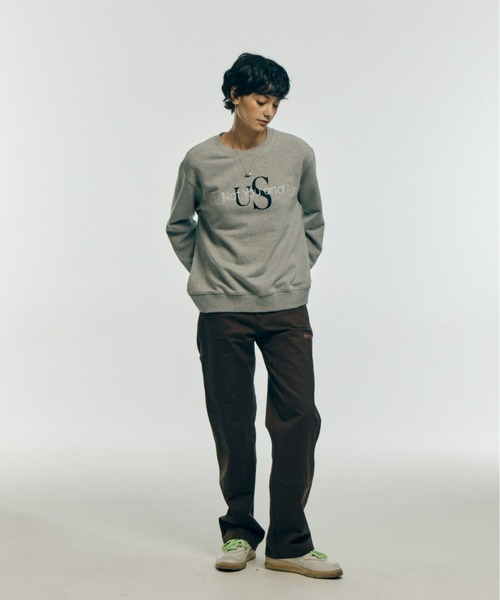 トレーナー スウェット A'GEM/9 × .kom「WHYNOTUS/ワイノットアス」OVERSIZED CLASSIC LOGO SWEATSHI WHYNOTUS トレーナー スウェット A'GEM/9 × .kom「WHYNOTUS
