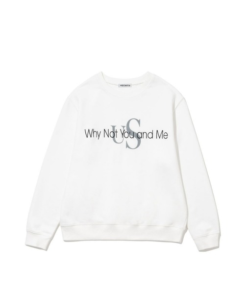 トレーナー スウェット A'GEM/9 × .kom「WHYNOTUS/ワイノットアス」OVERSIZED CLASSIC LOGO SWEATSHI WHYNOTUS トレーナー スウェット A'GEM/9 × .kom「WHYNOTUS
