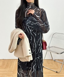 ABITOKYO（アビトーキョー） ワンピース インナーキャミ付きメロウ