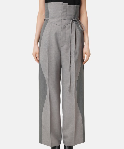 LE CIEL BLEU パンツ ウェーブパネルトラウザー / Wave Paneled  