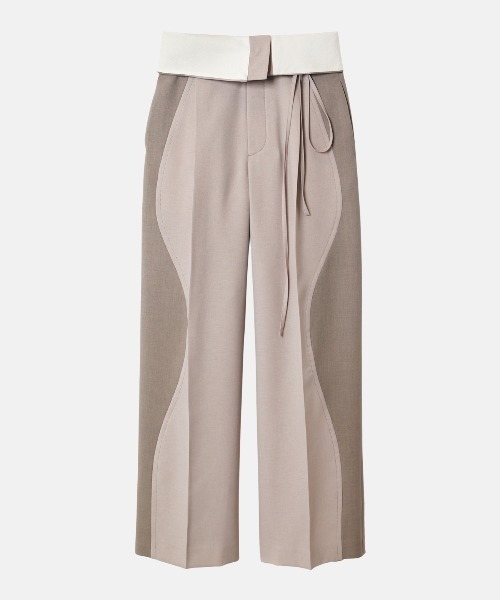 LE CIEL BLEU パンツ ウェーブパネルトラウザー / Wave Paneled  