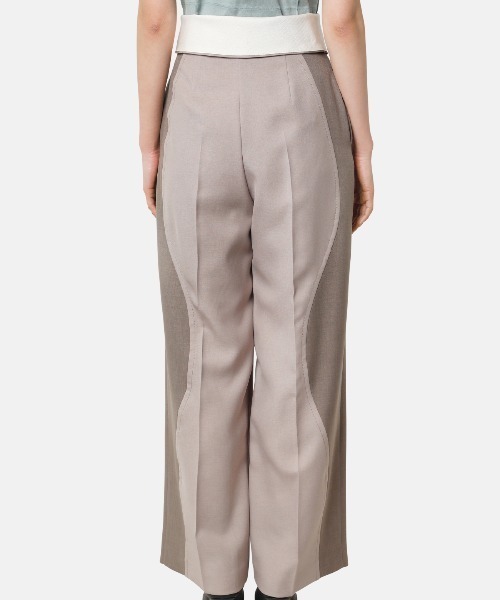 LE CIEL BLEU パンツ ウェーブパネルトラウザー / Wave Paneled  