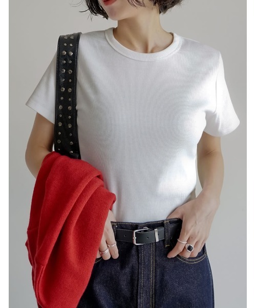 Re:EDIT tシャツ 「累計販売枚数2.1万枚突破」「華奢見えリブT