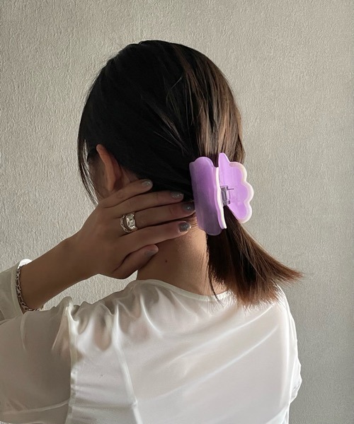 TONE（トネ） ヘアクリップ 「Kukulu TOKYO」なみなみ シルエット バイ