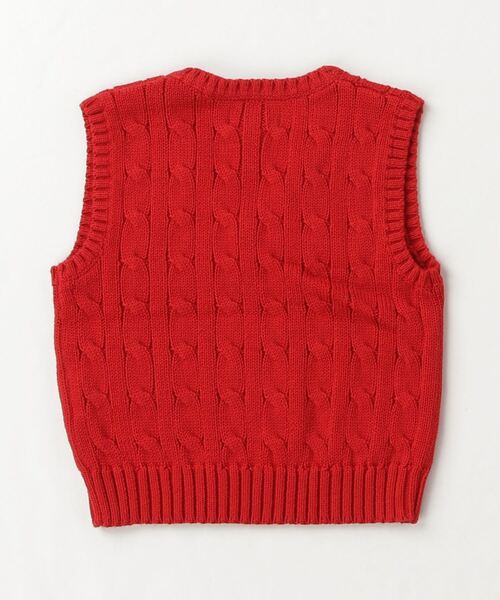 Polo Ralph Lauren Childrenswear ベスト ケーブルニット コットン