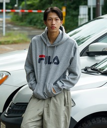 フィラ　パーカー　L FILA パーカー 「FILA/フィラ」ロゴプリントストレッチプル
