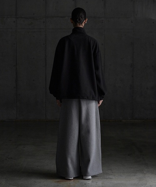 CALLNE トレーナー スウェット Halfzip Standneck Fleece Pullover