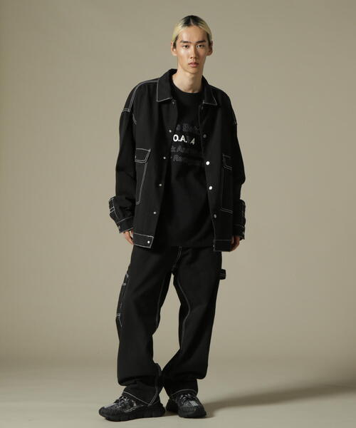 【新品未使用】Dankeschon ダンケシェーン　ステッチペインターパンツ Dankeschon/ダンケシェーン/0stitch Denim Painter Pants/0