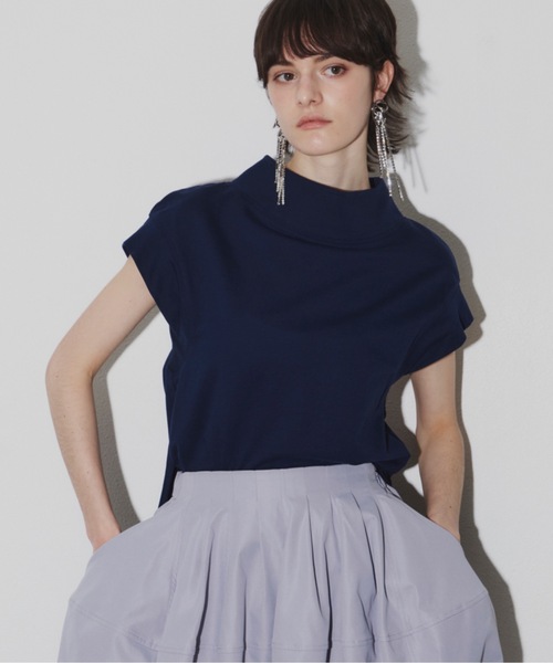【新品タグ付】LABELLEETUDE バックジップカットソー LA BELLE ETUDE（ラベルエチュード） tシャツ バックジップカットソー