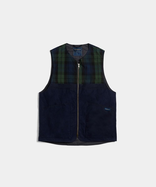 LAVENHAM（ラベンハム） ベスト ジレ SPLIT ZIP THROUGH DUBLIN MENS