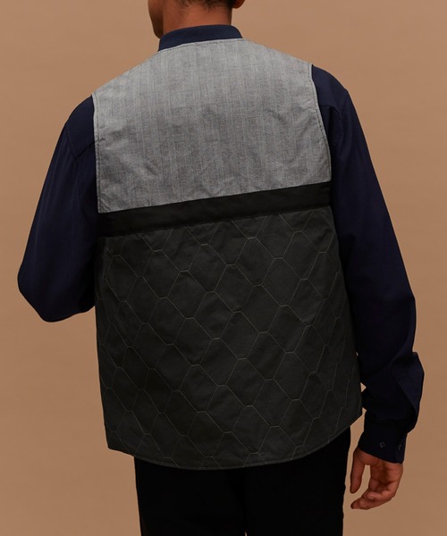 LAVENHAM（ラベンハム） ベスト ジレ SPLIT ZIP THROUGH DUBLIN MENS
