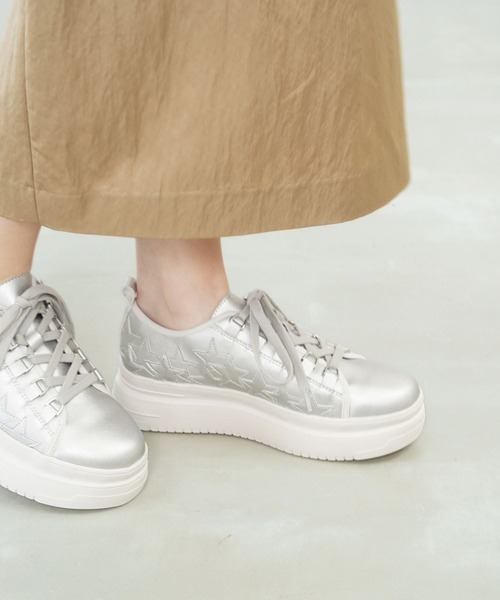 Lucida スニーカー 「25SS NEW COLOR」Alnair/ナチュラル厚底