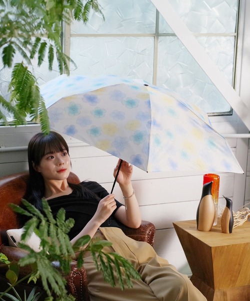 SAISON DE PAPILLON 折りたたみ傘 傘 晴雨兼用 レディース 花柄