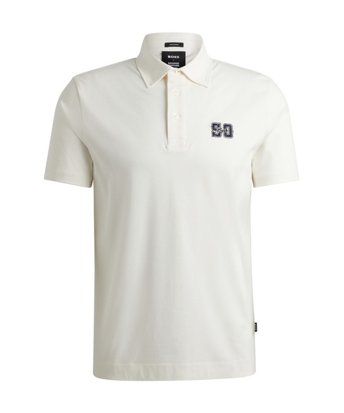 ポロシャツ BOSS x SHOHEI OHTANI コットン ポロシャツ モノグラムエン  