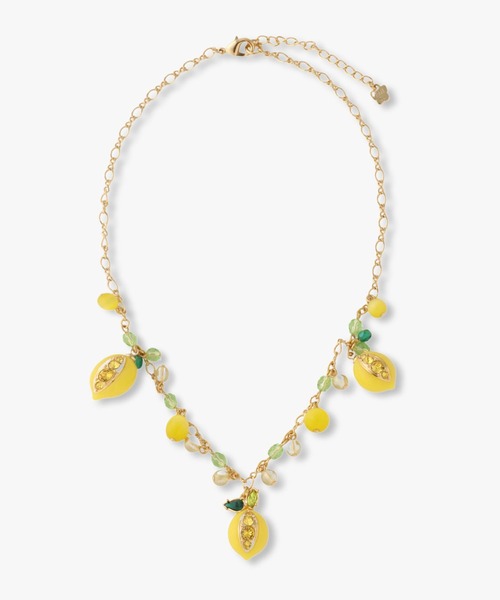 【ANNA SUI】即対応 レモンモチーフ ショートネックレス ANNA SUI ネックレス レモンモチーフ ショートネックレス