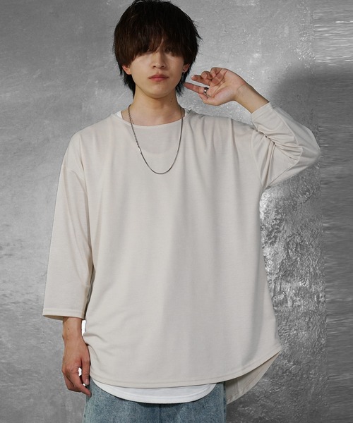 MinoriTY（マイノリティ） tシャツ 「MinoriTY」さらふわ裾ラウンド8分