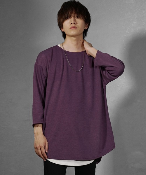 MinoriTY（マイノリティ） tシャツ 「MinoriTY」さらふわ裾ラウンド8分