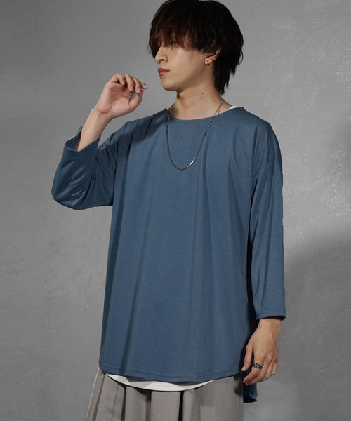 MinoriTY（マイノリティ） tシャツ 「MinoriTY」さらふわ裾ラウンド8分