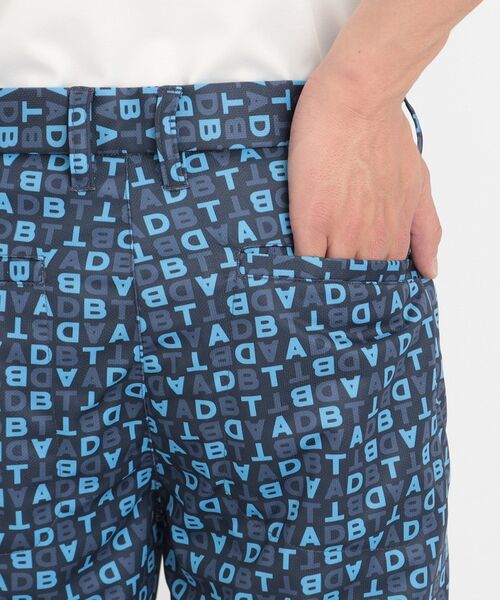 adabat パンツ 「ADBT」イニシャルロゴデザイン ショートパンツ