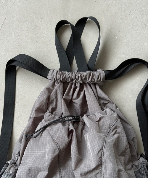 Perushu デイバック リュック ナイロン×メッシュ 3ポケット