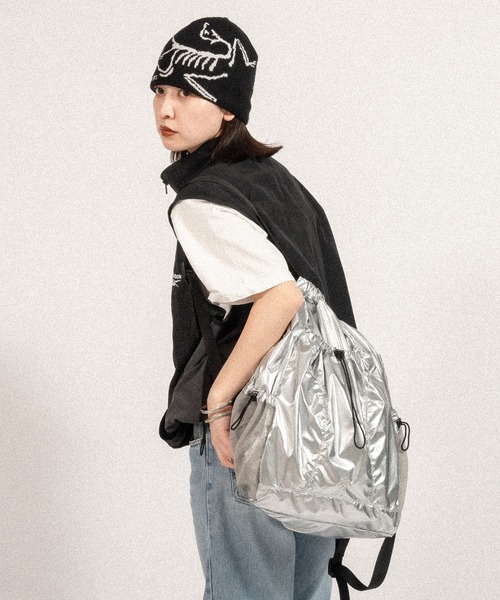 Perushu デイバック リュック ナイロン×メッシュ 3ポケット