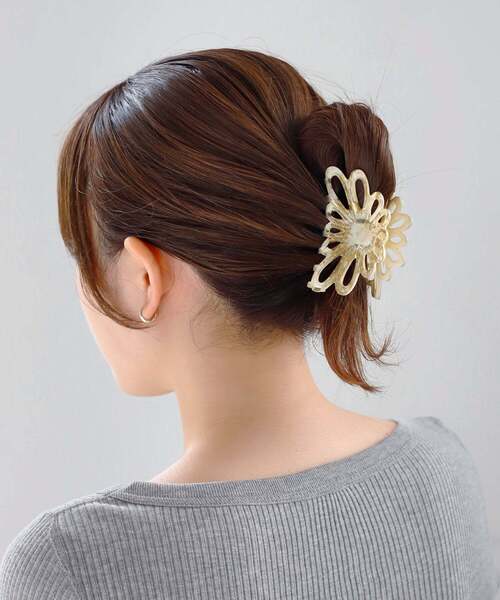 ANEMONE（アネモネ） ヘアクリップ フランス製ニュアンスフラワー