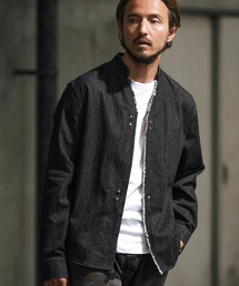 【30％OFF】 wjk reluxe シャツ ms5729-denim hook skipper shirt デニム トップス